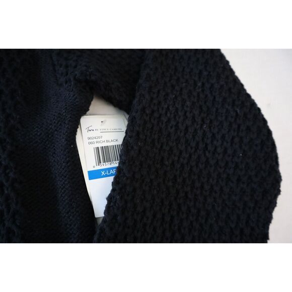 Two x Vince Camuto 9024207 Women's Sz XL Black Cotton Blend Pullover Sweater - Picture 4 of 7